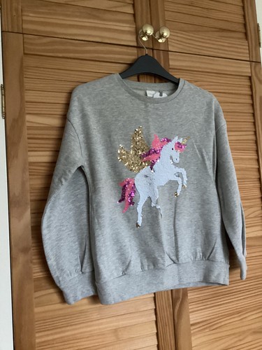 Next girls sequin - sequin, unicorn