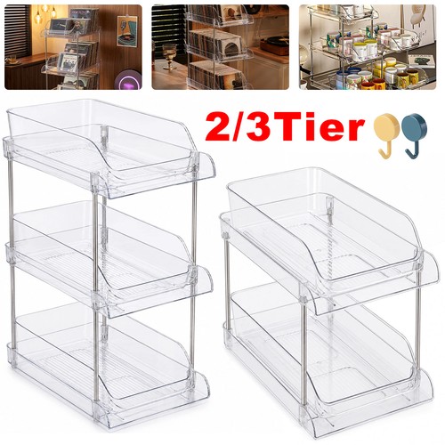 Clear plastic drawer organizer - clear,