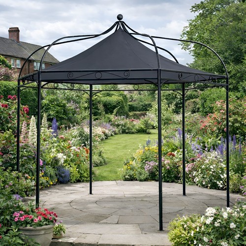 Deluxe steel frame gazebo - deluxe,