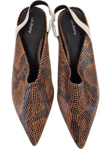 Autograph snakeskin slingback - snakeskin,