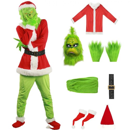 Grinch cosplay full set - grinch,