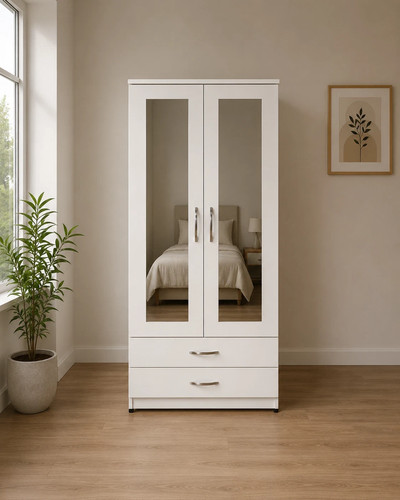 Ready assembled white door - assembled,