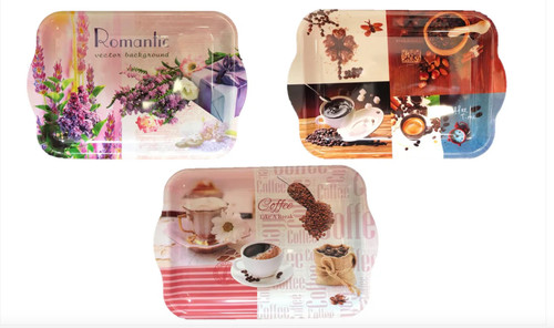 Plastic tea coffee table - table, tray