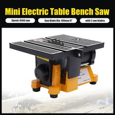 Table Saw 4" Multifunction Bench Saw Lightweight DIY Model Cutting Tool Cut Saw