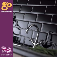 Glossy Black Ceramic Subway