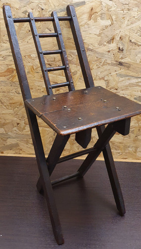 Vintage child folding - vintage, chair