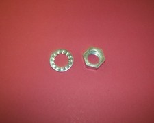 BSA BANTAM D1-D7 FLYWHEEL NUT WITH SHAKE-PROOF WASHER AS ORIGINAL F104
