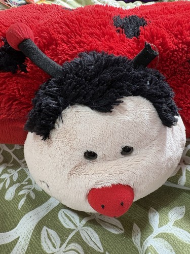 2010 pillow pet ladybug - pet, red