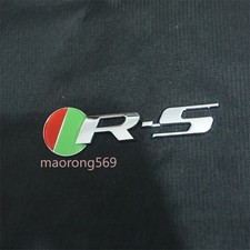 1x Chrome Silver R-S Metal