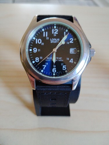 Lorus kenetic mens military - lorus,