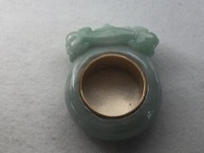Vintage Chinese Jade and Gold