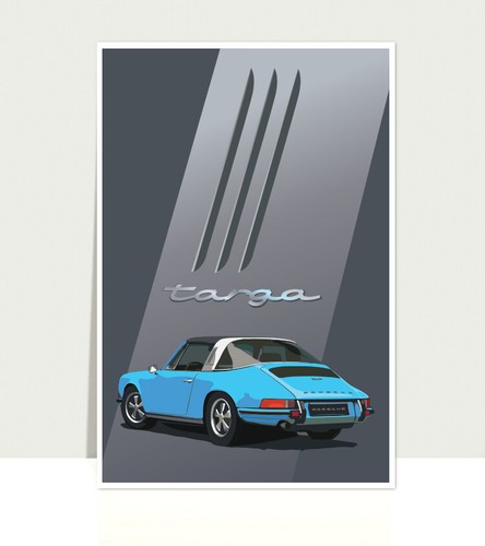 Pastel blue porsche - porsche, 911