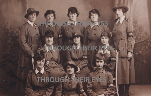 Ww1 photo postcard queen - ww1,