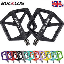 Non-slip Mountain Bike Pedal Flat/Platform Pedals Widen 9/16" Bearing Enduro MTB