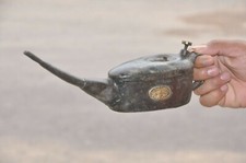 Old Iron Handcrafted BRAIME Brand Unique iron Oil Container,England