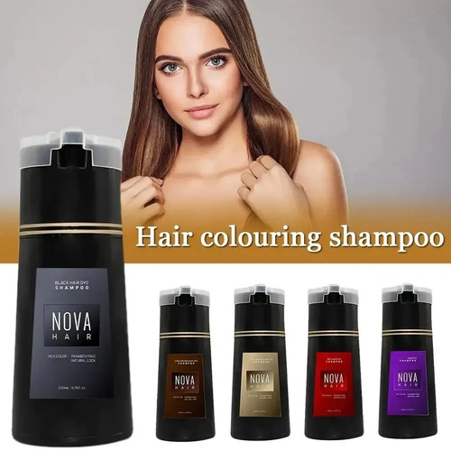 Nova hair dye shampoo - dye, instant