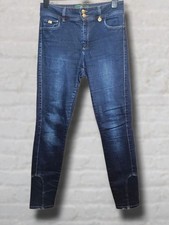 Holland cooper jodhpur jeans denim blue size 16, golden buttons and hardware