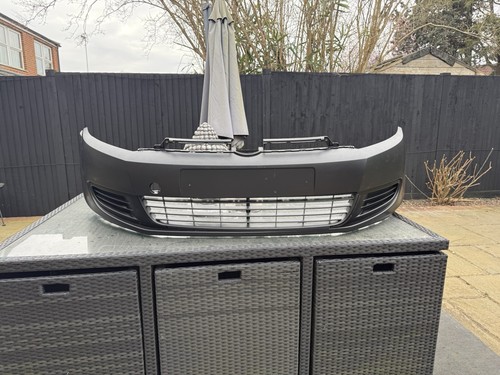 Black front bumper for golf - black,