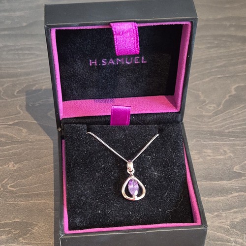 Silver and amethyst samuel - and,