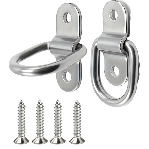 2pcs rings tie - d-rings, down