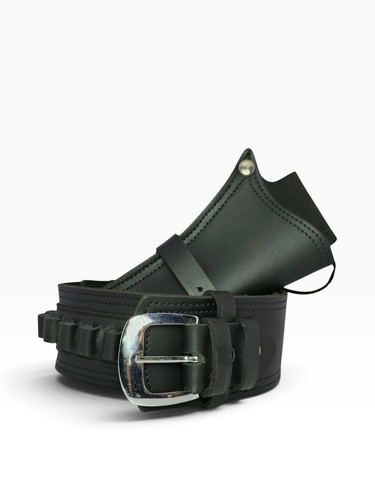 Genuine leather western gun - genuine,