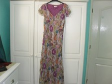 Phase Eight Multi Coloured / Patterned Long Dress - Size 12