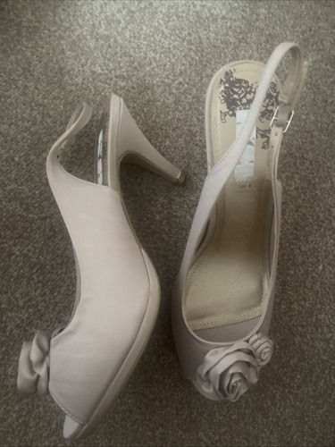 Bhs ivory open toe court - open,