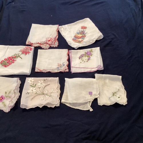 Lot vintage ladies cotton - 9,
