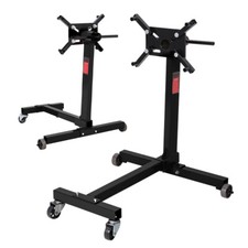 Engine Gearbox Support Stand Heavy Duty Swivel Transmission 1000 lbs 450kg Black