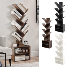 Wooden Bookshelf Tree Shaped