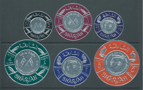 Sharjah 1966 sg179 set - sg179/84, of