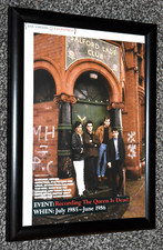 SMITHS band A4 FRAMED original promo ART picture poster 1