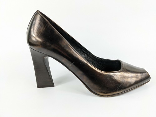 Donald pliner bronze leather - j,