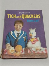 Ray Alan's Tich and Quackers Annual - Hardback Book 1967 - TV Ventriloquist