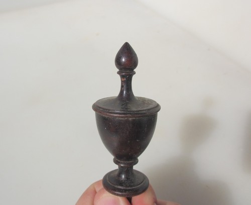 Victorian wooden finial top - wooden,