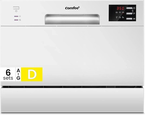 Comfee table top dishwasher - top,