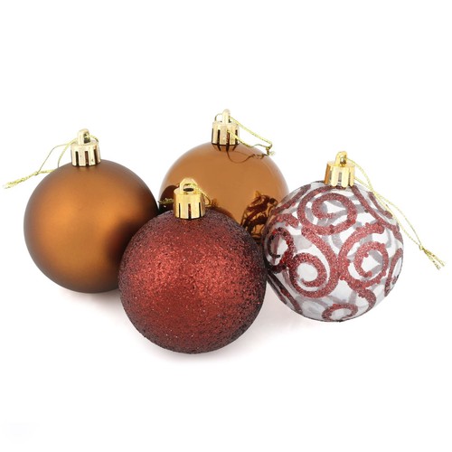 Christmas tree baubles 6cm - tree,