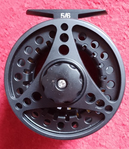 Fly fishing reel black - reel, 5/6