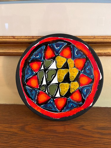 Unusual vintage pottery - unusual, plate