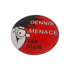  Dennis the menace badge  fan club Pre-owned 