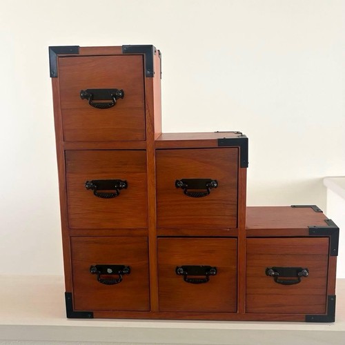 Japanese style mini step tansu - japanese,