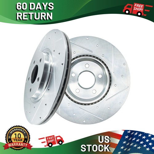 Front drilled rotors - 12.60'',