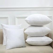 White Stripe Throw Pillows Decorative Pillow Inserts Couch Sofa Decor 2 4 8 Pack