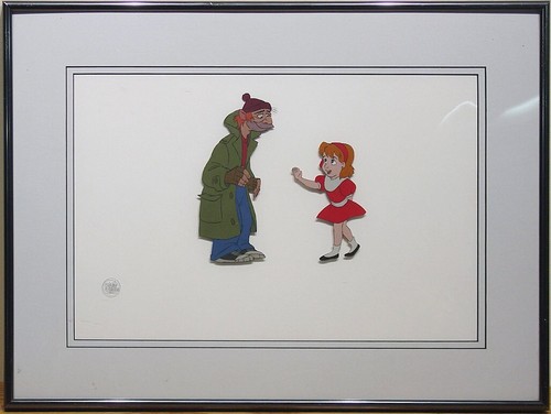 Original production cel oliver - production,