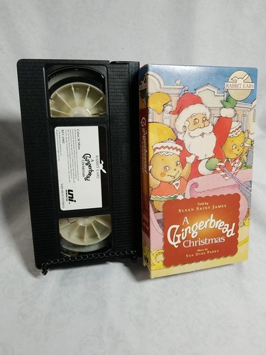 Gingerbread christmas vhs - gingerbread,