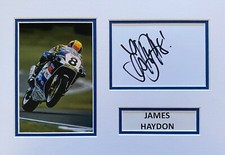 JAMES HAYDON HAND SIGNED A4