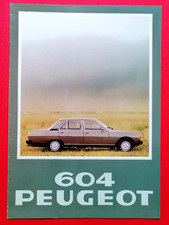 1977-78 PEUGEOT 604 Sales