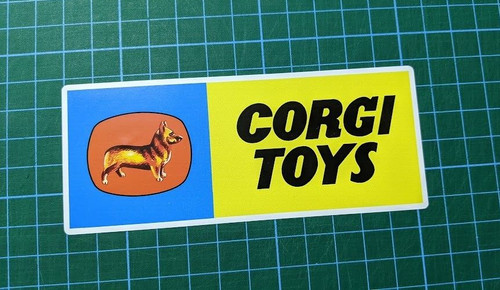 Corgi toys sticker vintage - toys,