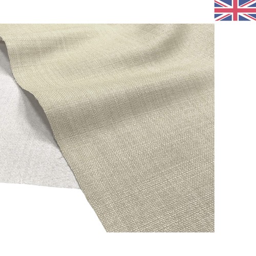Natural solid linen look - solid,
