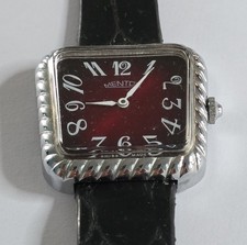 Mentor 1960s Hippy Type Of Wrist Watch Red Face, Circa 1960s.